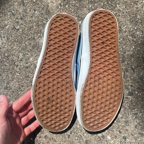 Vans Old Skool Denim Two-Tone Denim Lace Up Sneakers Womens Size 7.5 - Picture 7 of 9